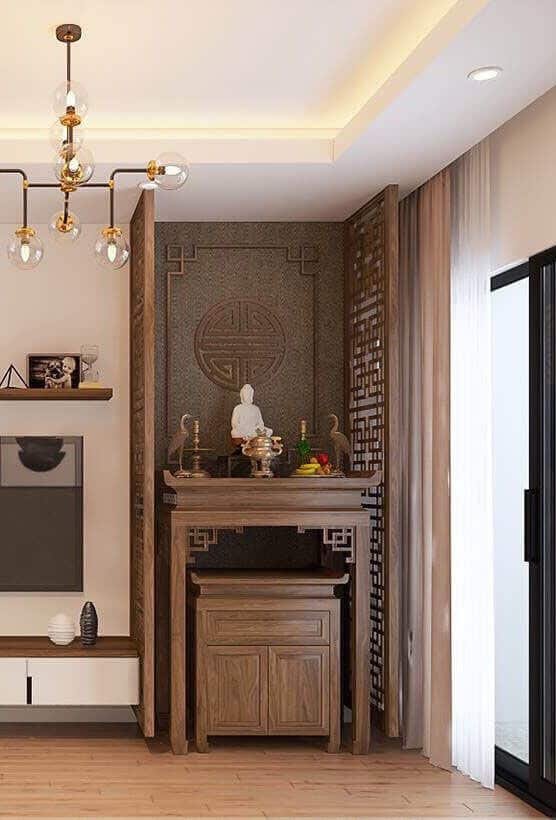 Bàn thờ đứng đẹp Đồng kỵ