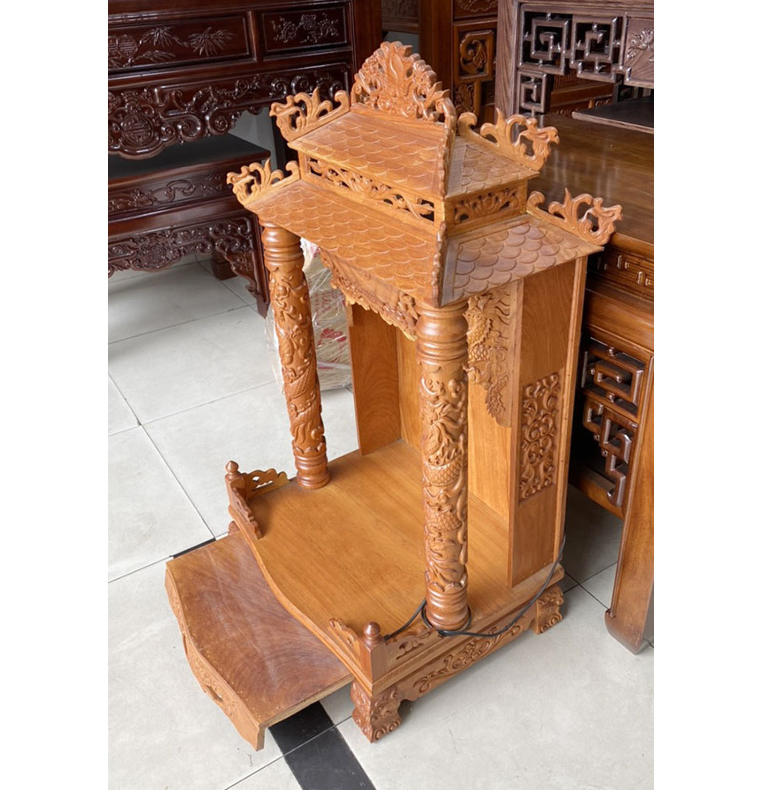 Bàn thờ thần tài ông địa đẹp Đồng Kỵ