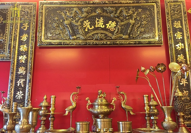 Đồ thờ đồng Đại Bái đẹp