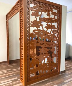 Vách ngăn phòng thờ đẹp