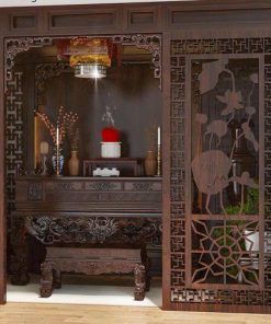 Vách ngăn phòng thờ đẹp
