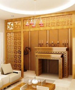 Vách ngăn phòng thờ đẹp